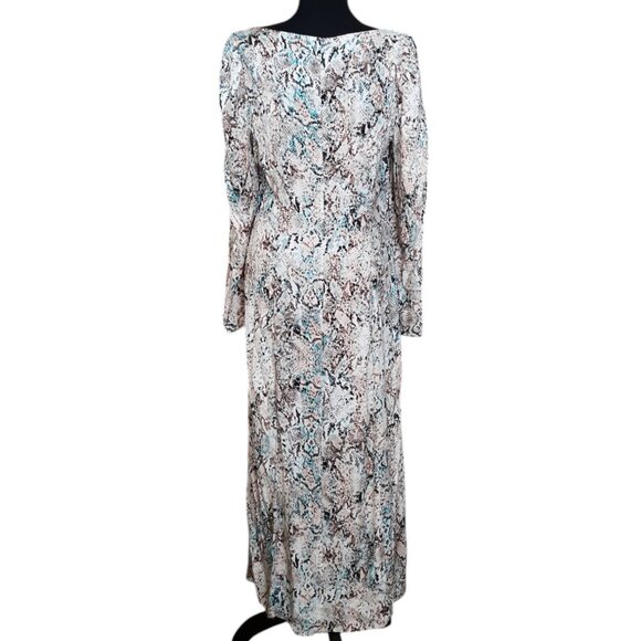 NEW AFRM Mariska Long Sleeve Midi Dress - Picture 3 of 10